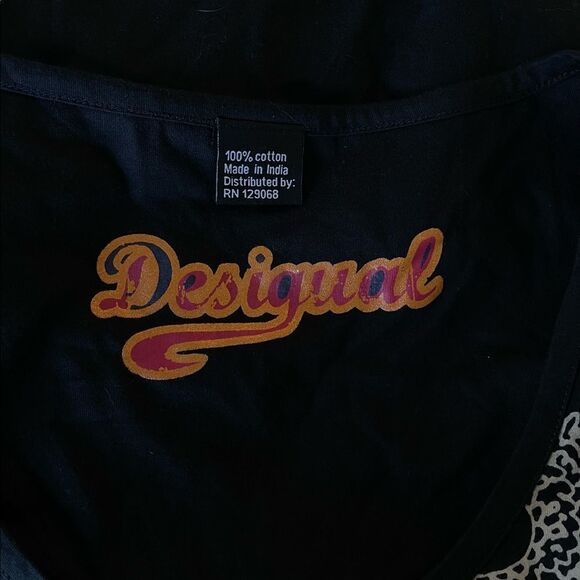 Black Desigual Asymmetrical Tunic - Picture 6 of 6